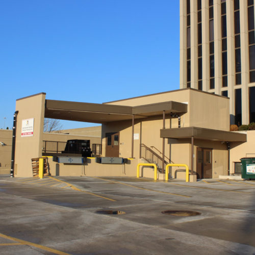 Montgomery County Administration Building loading dock Dayton, Ohio