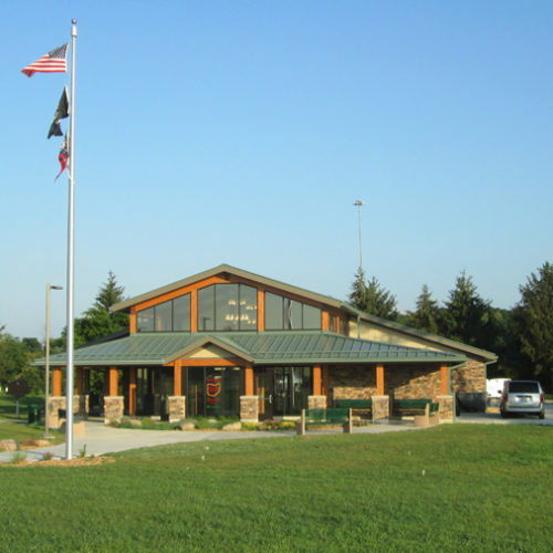 ODOT Rest Area front entrance Preble County, Ohio